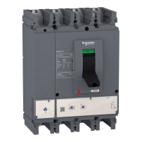 прекъсвач EasyPact CVS630N, 50 kA, 415 VAC, 630 A номинален ETS 2.3 електронно изключващо у-во, 4P 4d