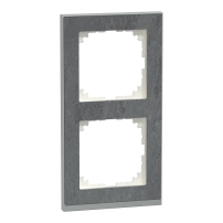 M-Pure Decor 2-gang frame Slate