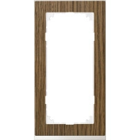 M-Pure Decor 2-gang frame w/o b Oak