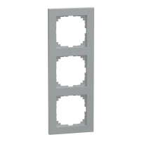 M-Pure 3-gang frame alumnium
