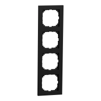 M-Pure 4-gang frame TPm black