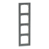 M-Pure Decor 4-gang frame Slate