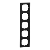 M-Pure 5-gang frame TPm bl