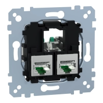 Actassi RJ45 data sock. 2g Cat6A STP