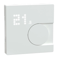 cover Plate for Thermostat, Merten System Design, ZigBee, lotus white