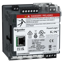измервател на качеството на електроенергията, PowerLogic PM8000, преобразувател и дистанционен дисплей, 512 MB, 256 s/c