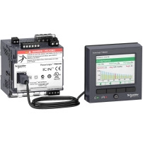 мерител за качеството на електроенергията, PowerLogic PM8000, преобразувател и дистанционен дисплей, 512 MB, 512 s/c