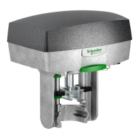 SpaceLogic MP500C Actuator for PIBCV Valves, Multi-Signal Control, Non-Spring Return, 24 Vac/Vdc, 500N, IP54