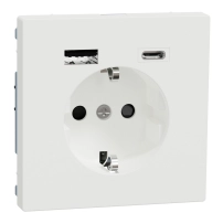 Schuko SO w USB A+C 3A TP nw SDsg