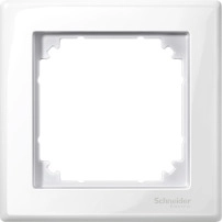 Единична рамка M-SMART, полярно бялo