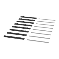 APC NetShelter Aisle Containment, Straight Connector, Set of 8, Black