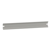 Симетрична DIN шина, H35xD7.5 mm дължина: 264 mm, за табла of 275 mm (вътр.)