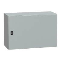 Табло Spacial CRN с плътна врата с монтажна плоча, H400xW600xD250 IP66 IK10 RAL7035..