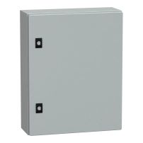 Табло Spacial CRN с плътна врата с монтажна плоча, H500xW400xD150 IP66 IK10 RAL7035..