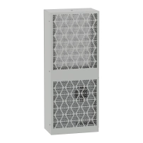 Климатик за монтаж от външната страна на таблото, Climasys CU, 1600W, 2 полюса, 400/460V, 50/60Hz, IP55