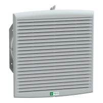 Вентилатор с решетка 850м3/н 115V IP54