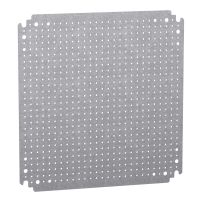 Микроперфорирана монтажна плоча H400xW400 с отвори с диаметър 3,6 mm на стъпка 12,5 mm