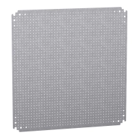 Микроперфорирана монтажна плоча H600xW600 с отвори с диаметър 3,6 mm на стъпка 12,5 mm