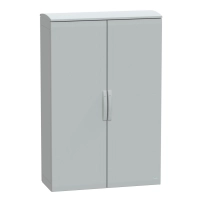 Табло за стоящ монтаж, полиестер PLAT отворен капак с козирка 1500x1000x420 IP44