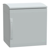 Табло за стоящ монтаж, полиестер PLAT отворен капак с козирка 500x500x420 IP44