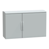 Табло за стоящ монтаж, полиестер PLAT отворен капак с козирка 750x1250x420 IP44