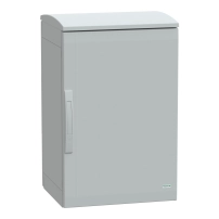 Табло за стоящ монтаж, полиестер PLAT отворен капак с козирка 750x500x420 IP44