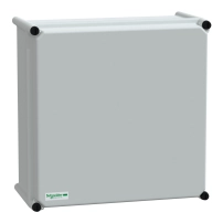 SCHNEIDER ELECTRIC PLS box, polyester rear, opaque PC cover IP66 36x36x18cm