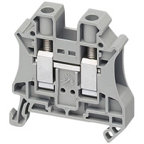 SCHNEIDER ELECTRIC Terminal block, Linergy TR, grey, 10mm², passthrough, 2 points