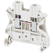 SCHNEIDER ELECTRIC Terminal block, Linergy TR, white, 2.5mm2, passthrough, 2 points