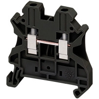 SCHNEIDER ELECTRIC Terminal Block, 30A, 600V, screw termination, 2 points, 26-10AWG, black