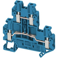 Винтови клеми Linergy - 4mm? 30A 1x1 с винт - син