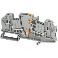 Linergy blade disc. terminal block - 6mm? 30A single-level 1x1 винт - сив