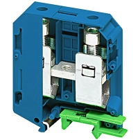 винтови клемиL, FEED THROUGH, 2 точки, 70MM? , син