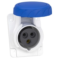 SCHNEIDER ELECTRIC Socket PratiKa - screw, angled, 16A, 2P+E, 200..250V AC