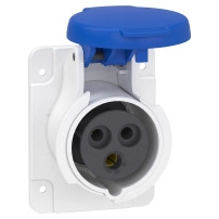 Kонтакт за табло прав 16A 2P-E 200-250V IP44 50-60Hz PKF16G423