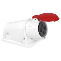 Контакт за стена PK PRATIKA SCREW 32A 3Р+Т IP44  PKF32W434