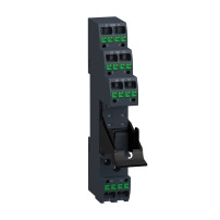Push in Гнездо/Цокъл със скоба, Harmony електромеханични релета, за RSB1A160 RSB2A080 релета, 10A, пружинни клеми тип "push in", отделен контакт