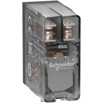 Интерфейс реле с основа, Harmony, 5A, 2CO, прозрачен капак, 230V AC