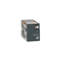 Миниатюрно реле с основа, Harmony, 5A, 2CO, без LED, 24V DC