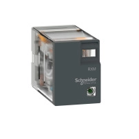 Миниатюрно реле с основа, Harmony, 3A, 4CO, с LED, 24VDC