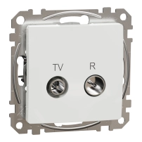 TV/R междинен изход 10db, Sedna, бял