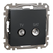 TV/SAT розетка 7db, Sedna, антрацит