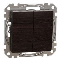 2-circuits switch 10AX Wood Wenge impr