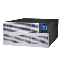 APC Easy UPS On-Line, 6kVA/6kW, Lithium-ion, Rack/Tower 5U, 230V, 1 Hard wire (1P+N+E) outlet, Intelligent Card Slot, Extended runtime, W/ rail kit