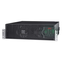 APC Smart-UPS RT 5000VA, 230V, with AP9610, hardwired I/O, for 600mm deep rack, 3U, 1x hard wire 3-wire (H N + E)