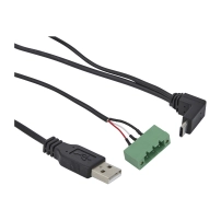 USB-C кабел, SpaceLogic HMI, Y-образен, 1,35 м (4,43 фута), 24 VDC, за AS/AS-P/AS-B