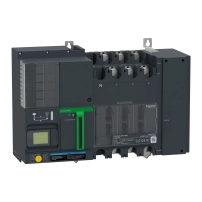 "АВР превключвател, TransferPacT Active автоматичен, 630A, 3P, LCD, корпус 630A, 400V"