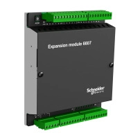 SCHNEIDER ELECTRIC Expansion I/O  module, 6607, 16 DI, 10 DO, 8 AI, 2 AO, 8 CI, cCAus class 1 div 2