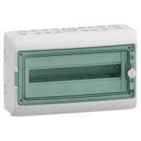 SHNEIDER ELECTRIC Enclosure KAEDRA, for modular device, 1 x 18 modules, 2 terminal blocks