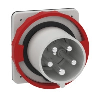 Индустриален контакт с блокировка, Mureva PK, монтаж в табло, 32A, 2P+E, 220V, IP44